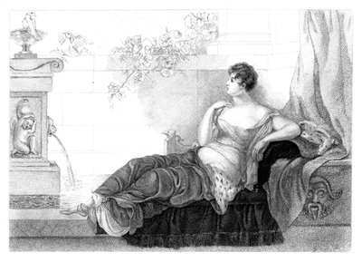 Mary Robinson 1757-1800, poétesse et romancière anglaise, 1830 - Henry Adlard