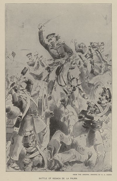 Bataille de Resaca de la Palma - Henry Alexander (after) Ogden