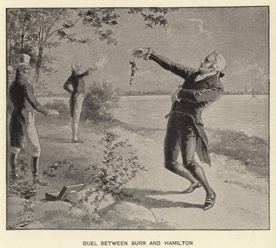 Duel entre Burr et Hamilton - Henry Alexander (after) Ogden