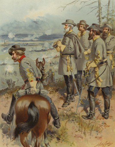 Général Robert E Lee à Fredericksburg - Henry Alexander (after) Ogden