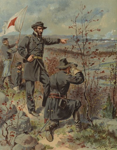 Le général Sherman à Kenesaw Mountain, Géorgie, guerre civile américaine, 4 octobre 1864 - Henry Alexander (after) Ogden