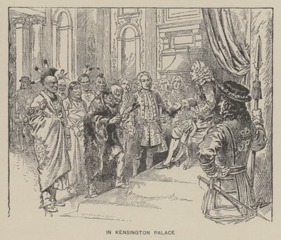 Réception des Indiens Creek par le roi George II au palais de Kensington - Henry Alexander (after) Ogden
