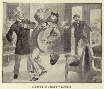 Assassinat du président Garfield - Henry Alexander (after) Ogden