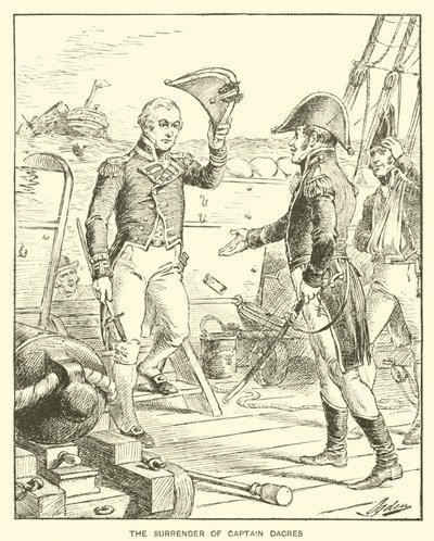 La reddition du capitaine Dacres - Henry Alexander (after) Ogden