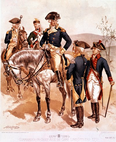 Uniforme du commandant en chef et des officiers de l