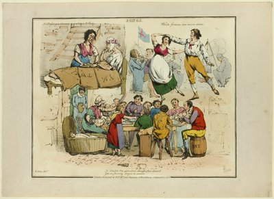 Plaque des illustrations aux chansons populaires - Henry Alken