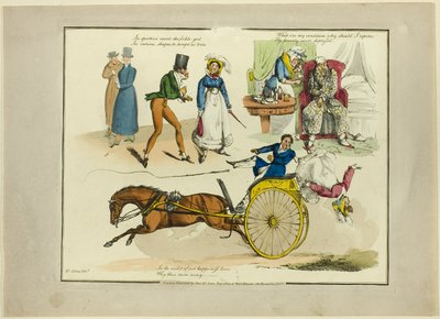 Plaque des illustrations aux chansons populaires - Henry Alken