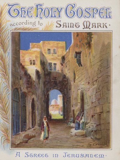 Une rue à Jérusalem (chromolithographie) - Henry Andrew Harper