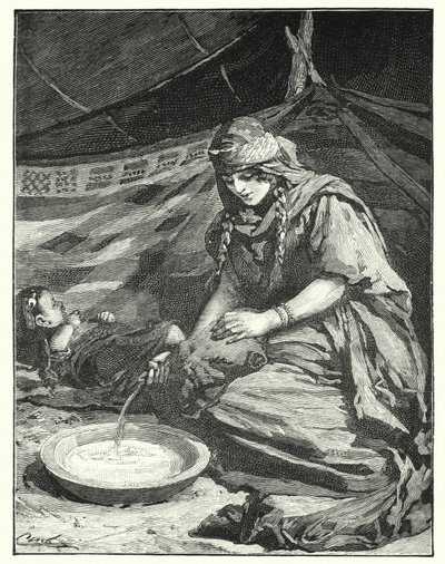 Intérieur de tente bédouine - Henry Andrew Harper