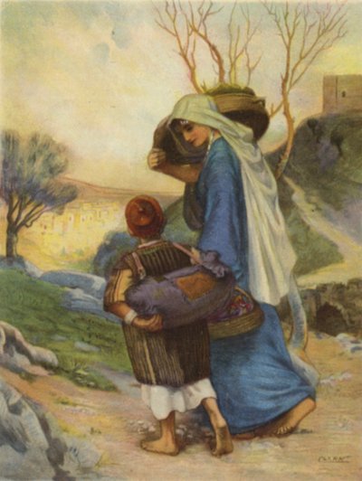 Femme de Siloé ramenant de la nourriture - Henry Andrew Harper
