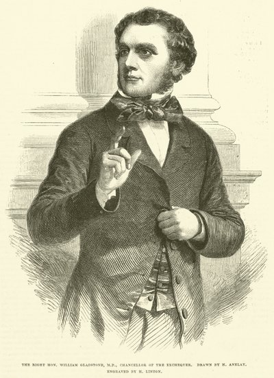 Le très honorable William Gladstone, MP, chancelier de l