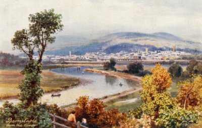 Barnstaple, depuis la rivière - Henry B. (after) Wimbush
