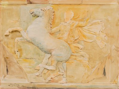 Métope centrale de la frise de Phidias, Parthénon - Henry Bacon