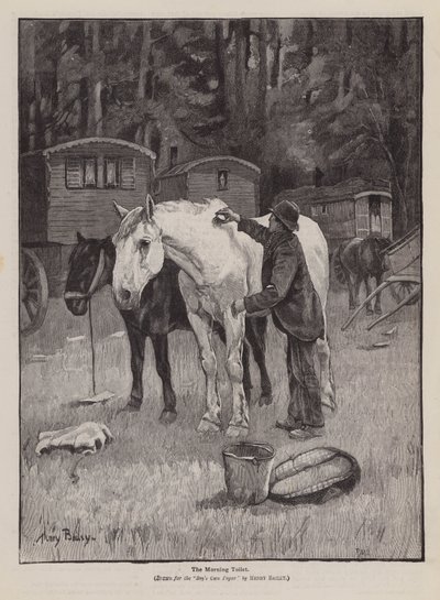 La Toilette du matin (gravure) - Henry Bailey