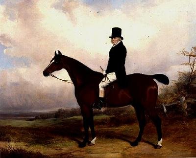 Chasseur avec maître en haut - Henry Barraud
