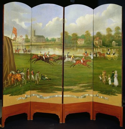 Le départ de la course pour la Clarence Gold Cup à Hampton, mercredi 21 juin 1815 - Henry Bernard Chalon