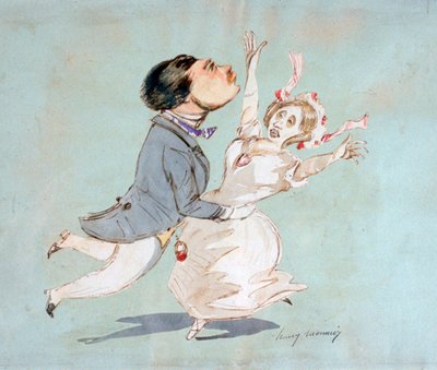 Un couple, vers 1825-1877 - Henry Bonaventure Monnier