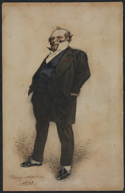 Autoportrait dans le rôle de M. Prudhomme, 1873 - Henry Bonaventure Monnier