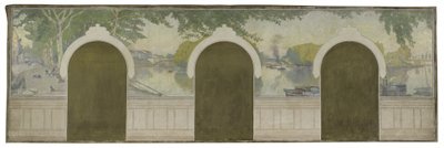 La Seine au pont de Clichy - Henry Bouvet
