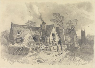 Cottages à Oxford - Henry Bright