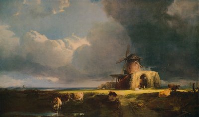 Abbaye de St. Benet, sur la Bure, vers 1854 - Henry Bright