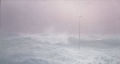 La Croix dans la brume, Bretagne - Henry Brokman Knudsen