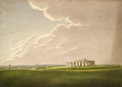 Le Grand Temple antédiluvien de Stonehenge : dans son état original du Nord, 1824-1839 - Henry Browne