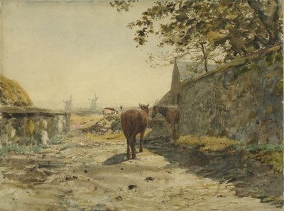 Vue des murs de la caserne sur les Leazes, Newcastle upon Tyne - Henry Burdon Richardson