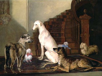 En attendant au pied des escaliers - Henry Calvert