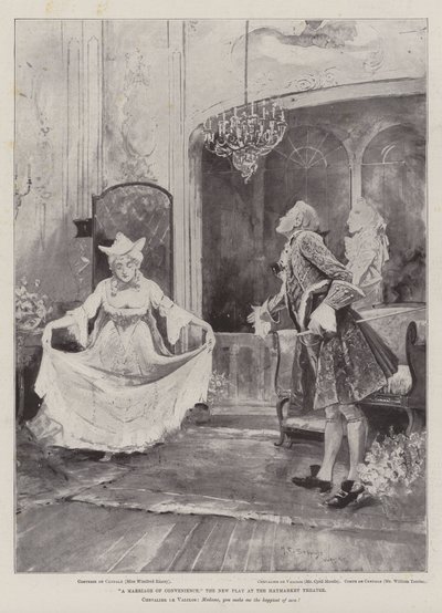Un Mariage de Convenance, la nouvelle pièce au Théâtre Haymarket - Henry Charles Seppings Wright