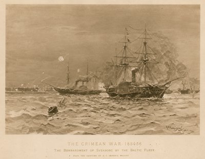 Bombardement de Sveaborg par la flotte baltique britannique, Guerre de Crimée - Henry Charles Seppings Wright