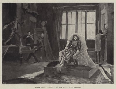Scène de Trilby, au théâtre Haymarket - Henry Charles Seppings Wright
