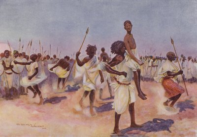 La danse Borana Bororansi, Somaliland - Henry Charles Seppings Wright