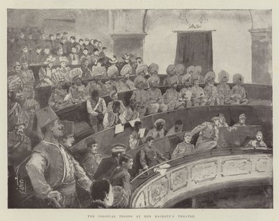 Les troupes coloniales au théâtre de Sa Majesté - Henry Charles Seppings Wright