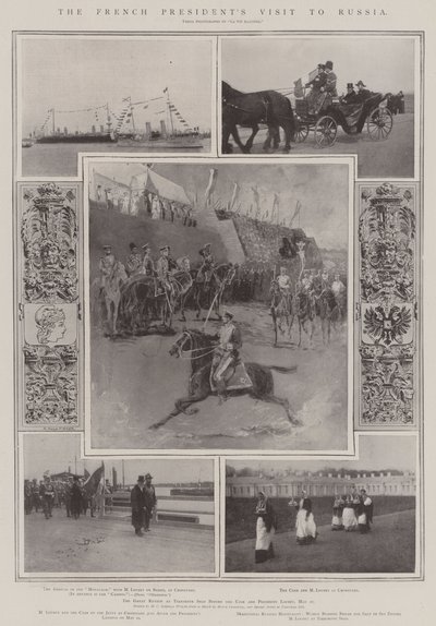 La visite du président français en Russie - Henry Charles Seppings Wright