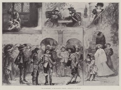 Les Mousquetaires, au Théâtre de Sa Majesté, Tableaux I, II et III - Henry Charles Seppings Wright
