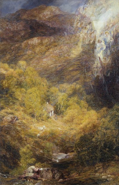 La Vision du pénitent : Le Rêve du berger - Henry Clarence Whaite