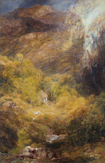 La vision du pénitent : Le rêve du berger - Henry Clarence Whaite