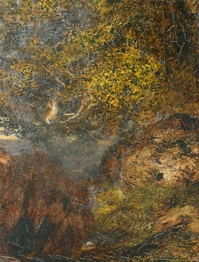 La vision du pénitent : Le hibou - Henry Clarence Whaite