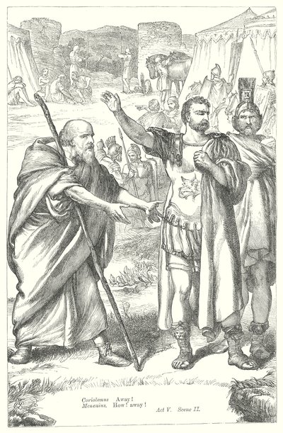 Coriolanus (gravure) - Henry Courtney (after) Selous