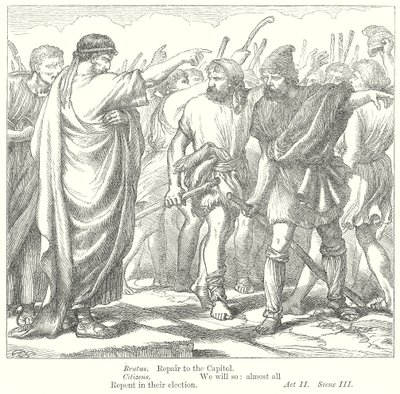 Coriolanus (gravure) - Henry Courtney (after) Selous