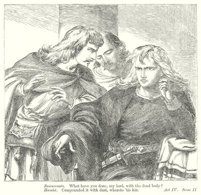 Hamlet (gravure) - Henry Courtney (after) Selous
