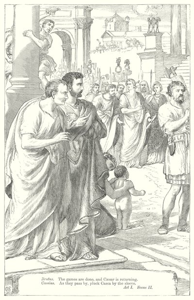Jules César (gravure) - Henry Courtney (after) Selous