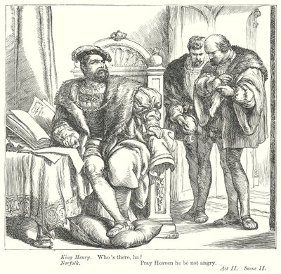 Le roi Henri VIII (gravure) - Henry Courtney (after) Selous