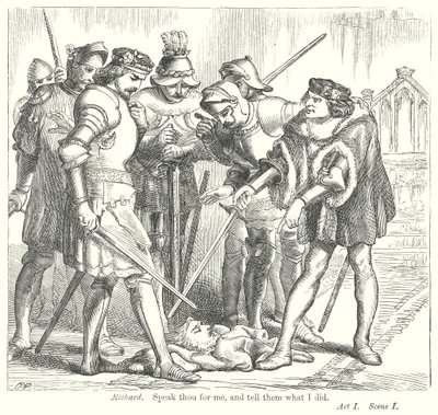 Le roi Henri VI, troisième partie (gravure) - Henry Courtney (after) Selous