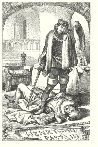 Le roi Henri VI, troisième partie (gravure) - Henry Courtney (after) Selous