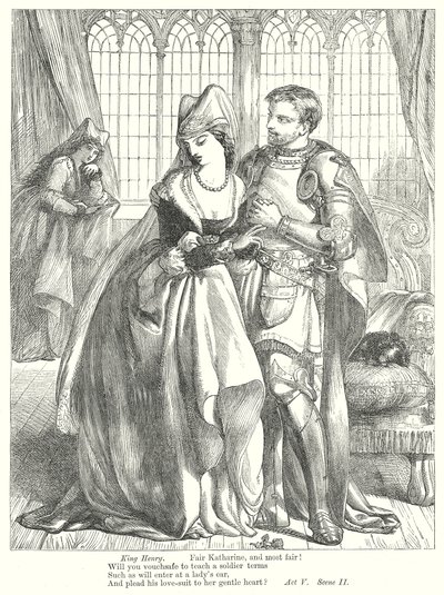 Le roi Henri V (gravure) - Henry Courtney (after) Selous