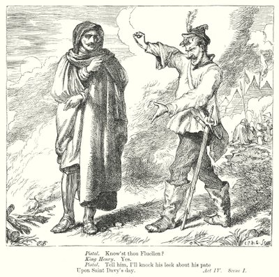 Le roi Henri V (gravure) - Henry Courtney (after) Selous