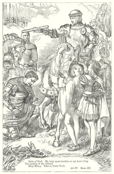 Le roi Henri V (gravure) - Henry Courtney (after) Selous