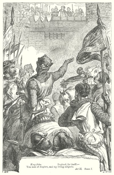 Le roi Jean (gravure) - Henry Courtney (after) Selous